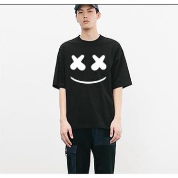 Áo thun nam nữ tay lỡ unisex form rộng Mặt Cười To Hàn Quốc Siêu Đẹp áo phông basic tee mùa hè hot trend A55 G22store | BigBuy360 - bigbuy360.vn