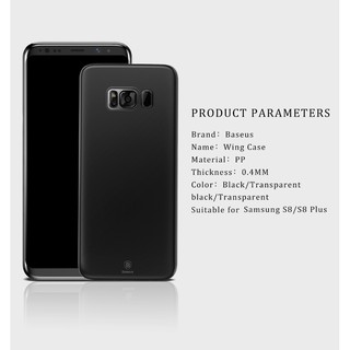 Ốp lưng siêu mỏng Galaxy S8 Plus và S8 Wing Case hãng Baseus