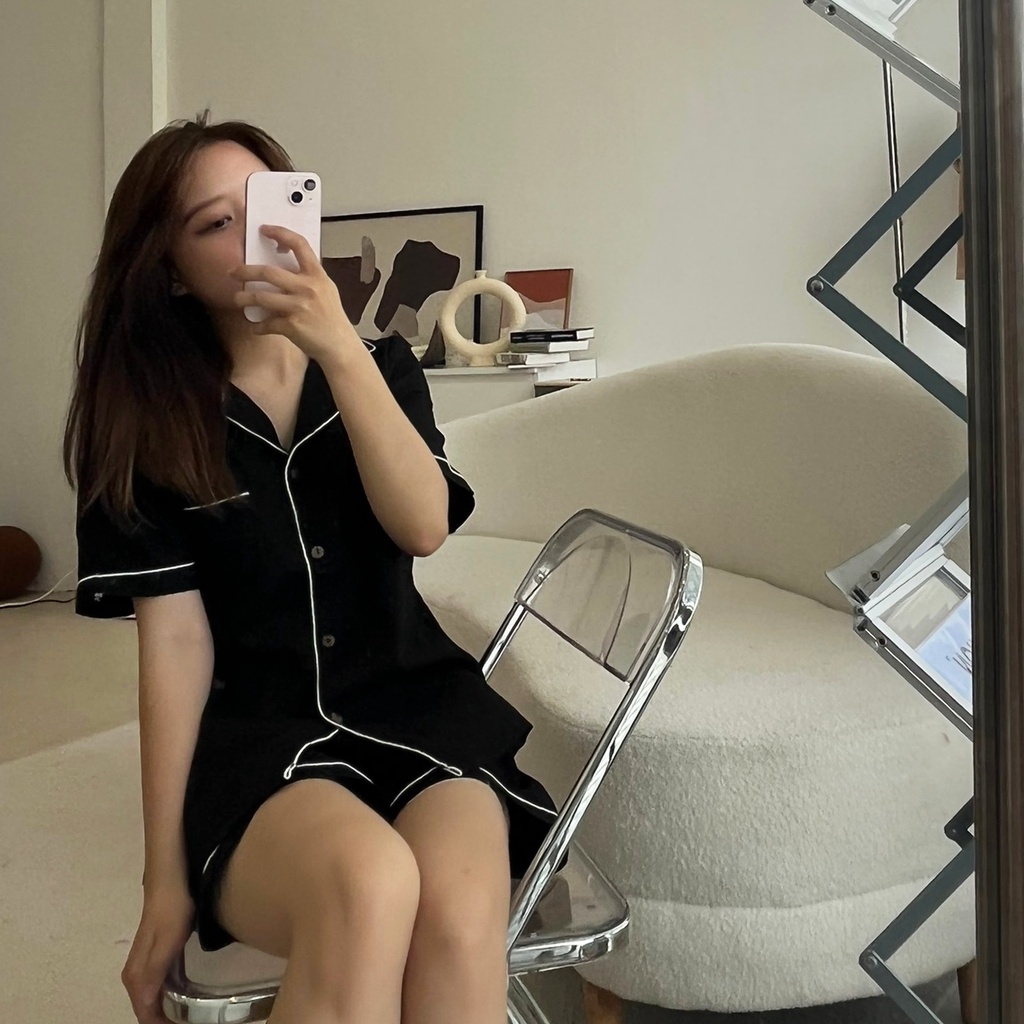 Đồ nữ mặc nhà Lilac Bamboo Charcoal Pyjama Set
