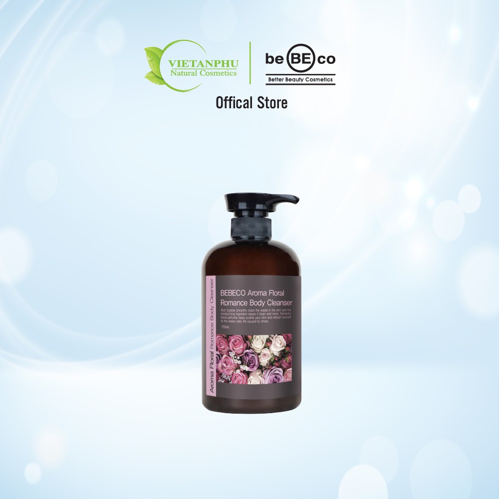 Sữa Tắm Hương Nước Hoa BEBECO AROMA FLORAL 750ML