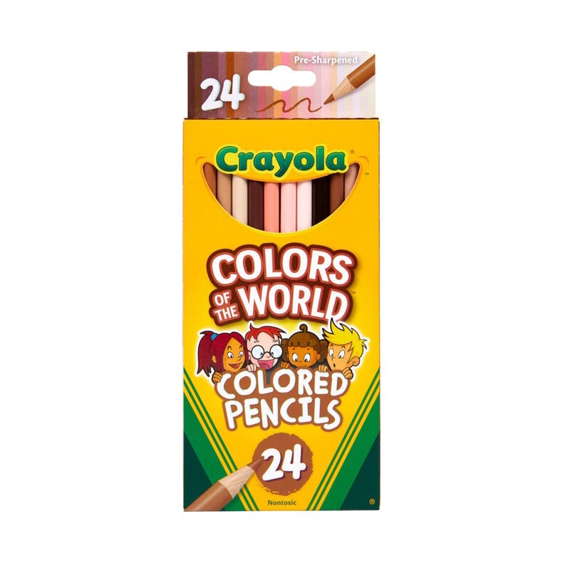 Hộp 24 cây chì màu crayola world skin tone - ảnh sản phẩm 2