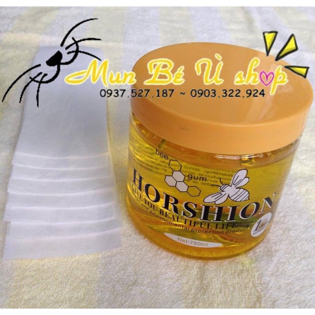 Wax lạnh mật ong Horshion 750 ml SIÊU RẺ WAX LÔNG TẠI NHÀ GIÁ RẺ