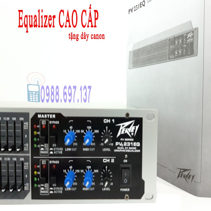 lọc xì Peavey 231EQ - lọc âm thanh cao cấp equalizer