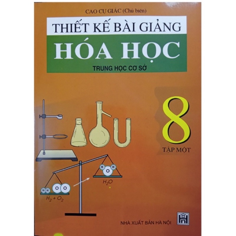 Sách - (Combo 2 tập) Thiết Kế Bài Giảng Hoá Học Trung Học Cơ Sở 8