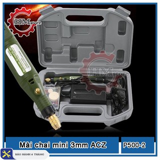 Máy mài chai - Máy khoan mạch mini ACZ P500-2 - Máy khoan mài đa năng cầm tay chỉnh tốc độ - Bảo hành 6 tháng