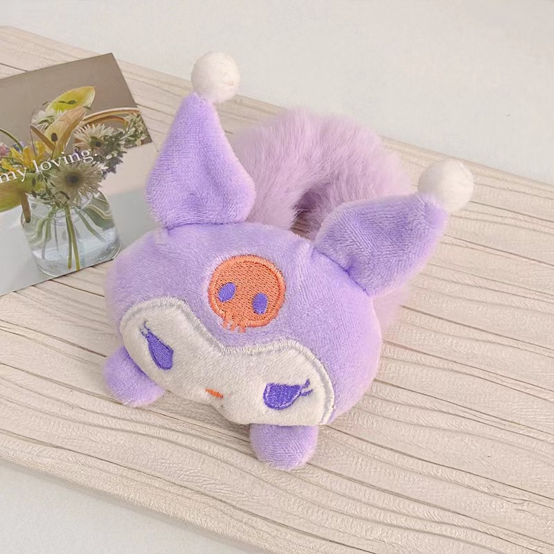 Dây Buộc Tóc Đuôi Ngựa Bằng Vải Bông Hoạt Hình Melody Dễ Thương Thời Trang Thu Đông 2022