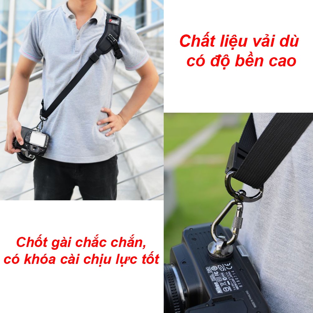 Dây đeo thao tác nhanh GADO đai đeo máy ảnh đa năng tiện lợi cho nhiếp ảnh gia