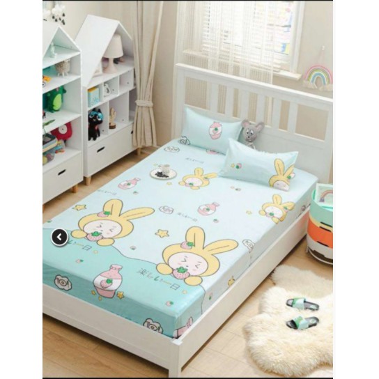 Ga trải giường chống thấm cotton 2 lớp loại tốt siêu mềm, siêu đẹp 1 mónbigsale