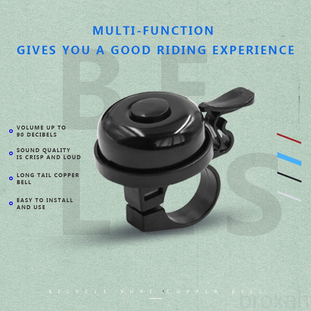 Set 2 Chuông Gắn Tay Lái Xe Đạp Leo Núi Bằng Hợp Kim Nhôm