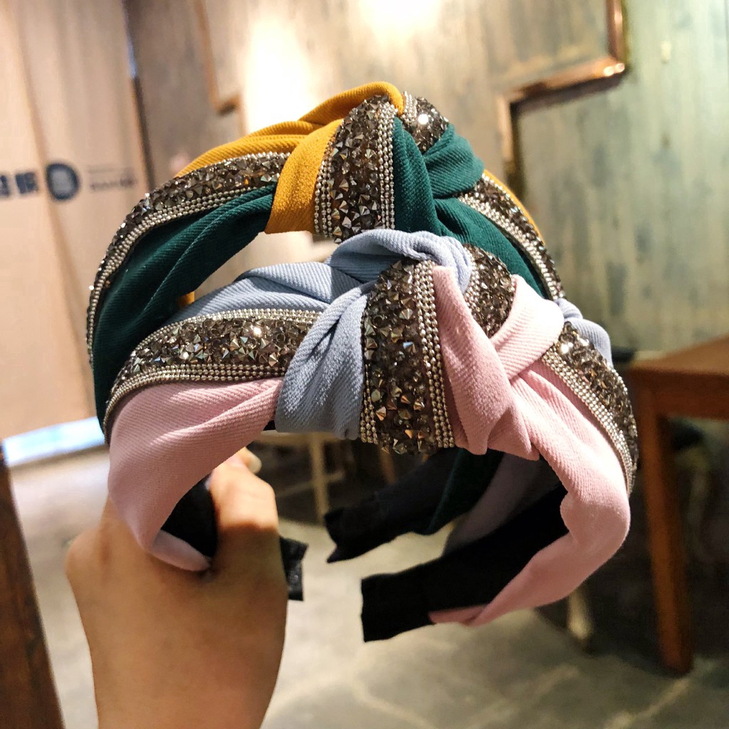 Cài tóc đính đá thời trang Hàn Quốc