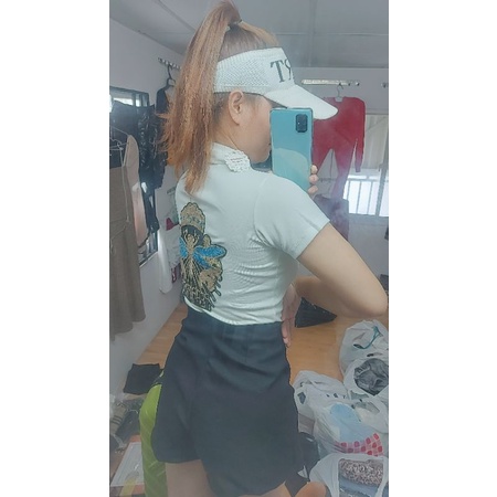 Áo Thun Cổ Bẻ Thêu Logo Kim Sa