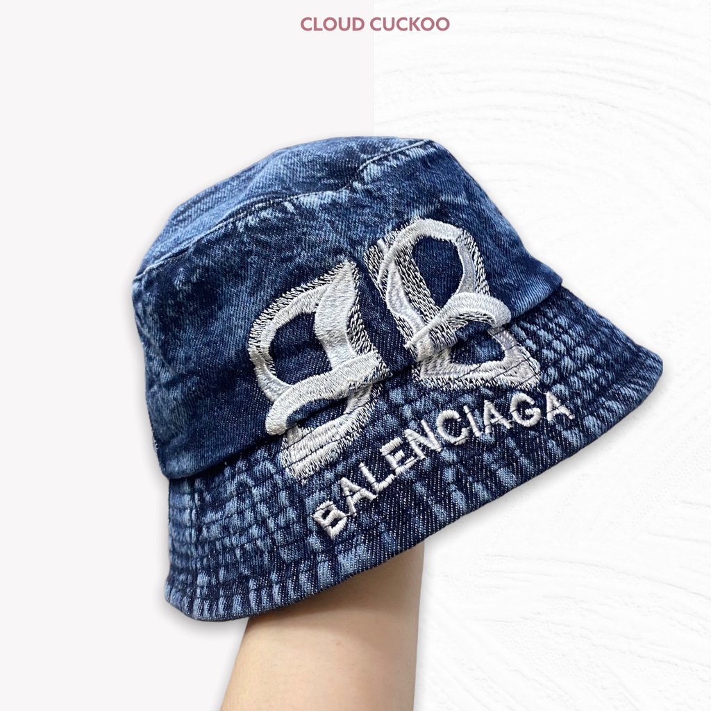Mũ Bucket Denim Jeans Bò Thêu Chữ Siêu Xinh - Mã Số: MBK05081