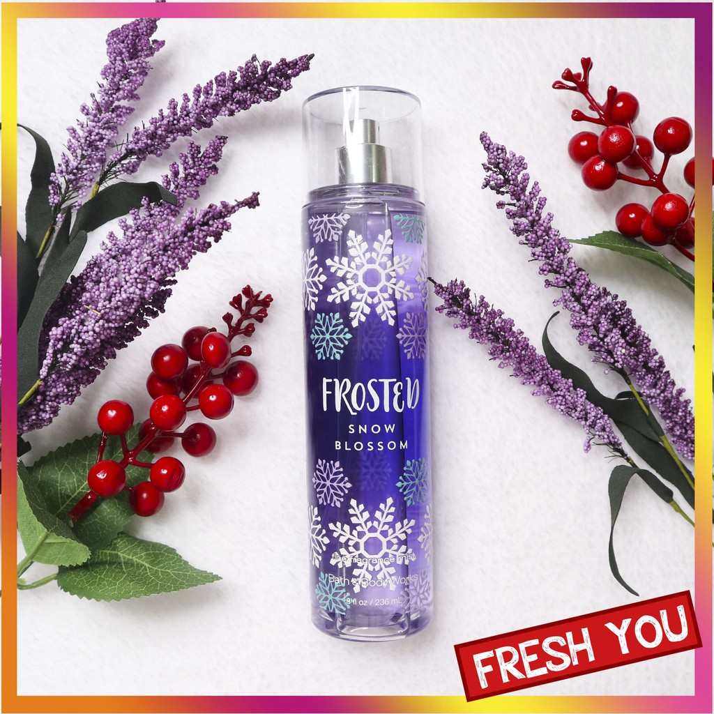 Xịt thơm toàn thân Bath&Body Works - Frosted Snow Blossom