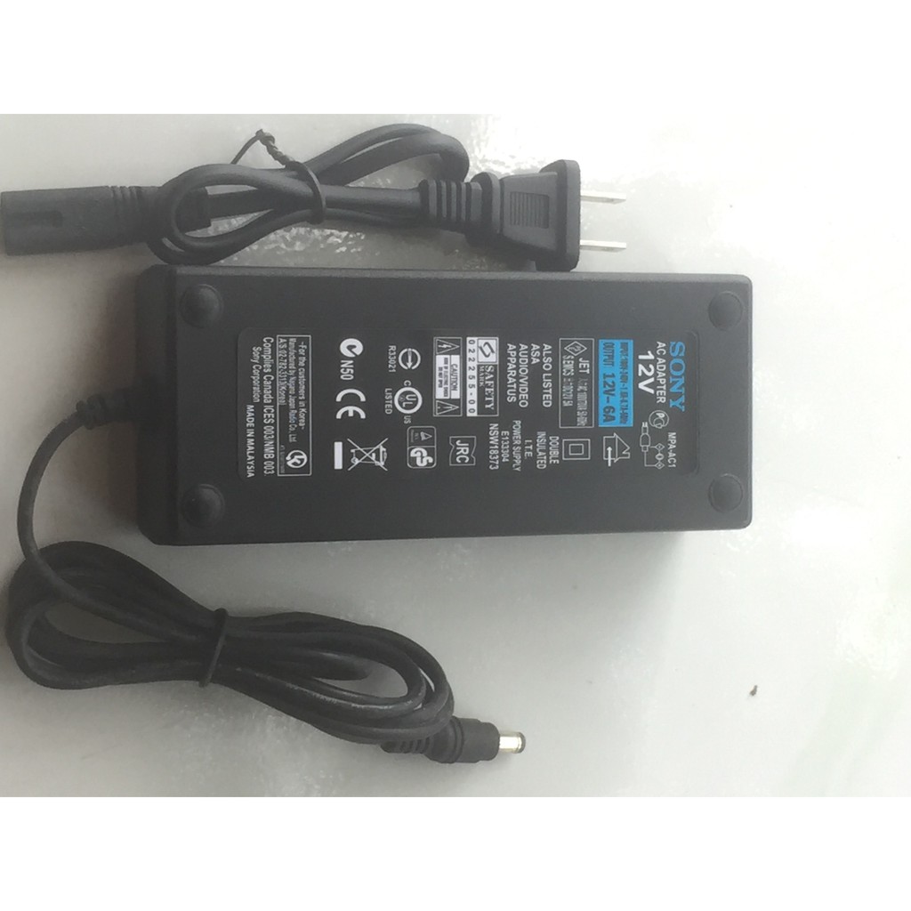 Bộ sạc Adapter 12V6A