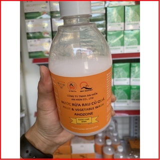 Nước rửa rau củ quả thực phẩm ahozone quy nguyên phân phối chai 500ml