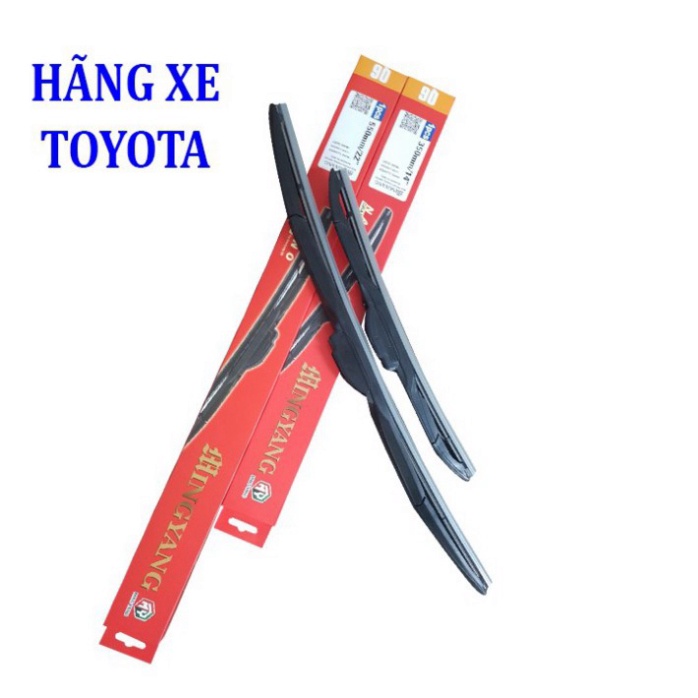 Bộ 2 thanh gạt nước mưa ô tô đa năng Nano cao cấp dành cho hãng xe Toyota