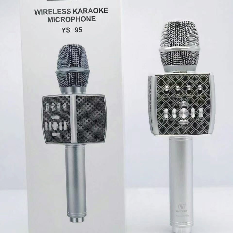 Micro karaoke bluetooth Ys-95 cao cấp tích hợp loa hát tại nhà hoặc livestream