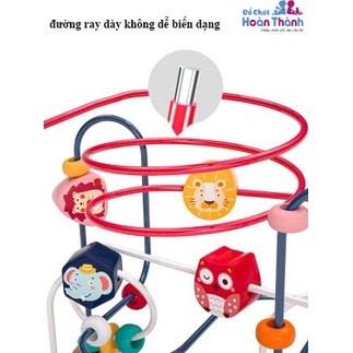 [Mã LIFETOYS1 giảm 30K đơn 99K] Đồ chơi xâu chuỗi luồn hạt cho bé kèm đàn T'rưng đồ chơi giáo dục sớm cho bé 1-3 tuổi