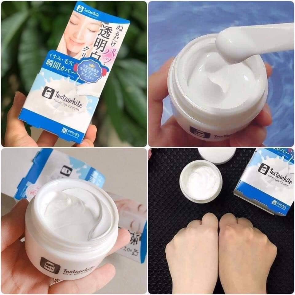 Kem Dưỡng Trắng Da nâng tông Instawhite Tone Up Cream Meishoku Nhật 50g