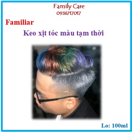 combo 5 Keo xịt tóc màu Familiar