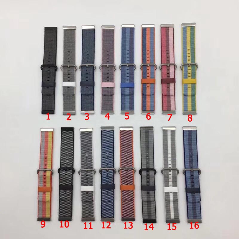 Dây Đeo Sợi Nylon Cho Đồng Hồ Thông Minh Garmin Forerunner 645 645M 245 245M / Venu Sq / Vivoactive 3 Phong Cách