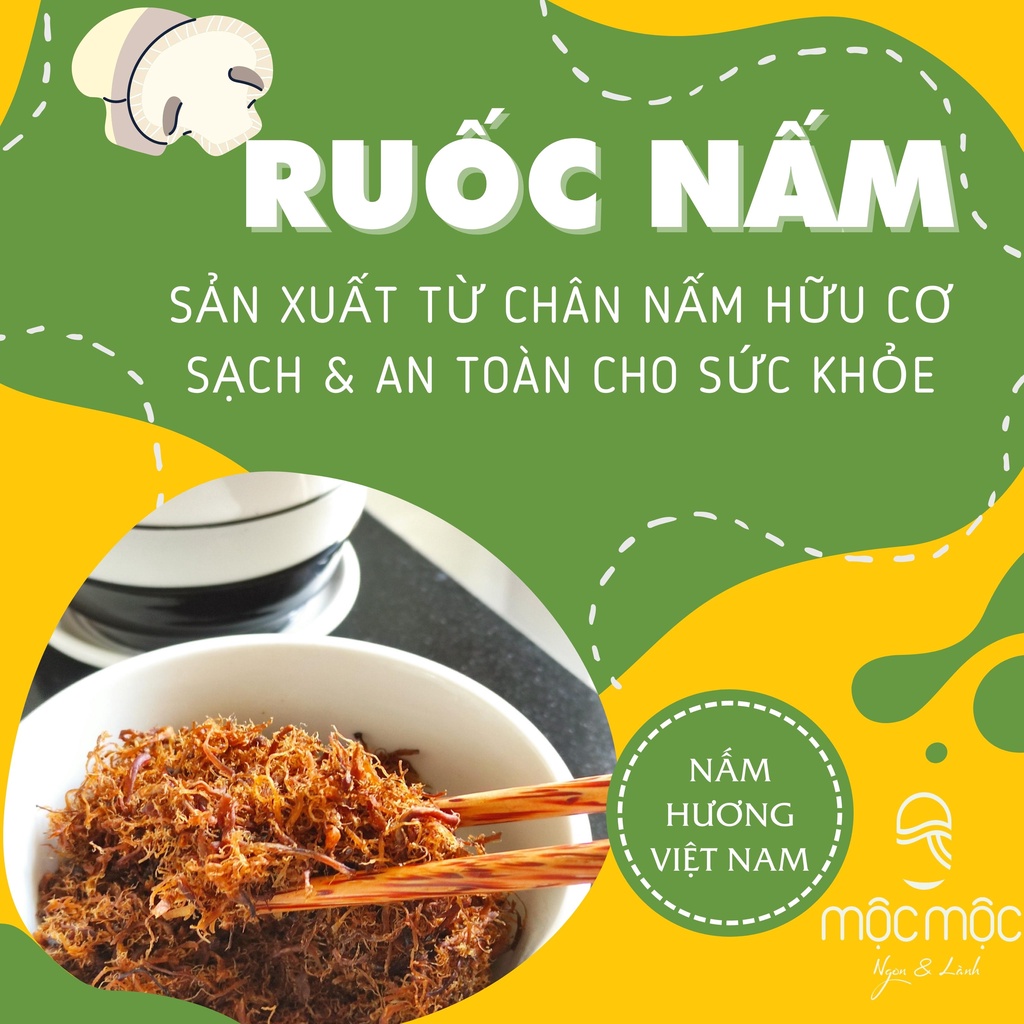 Ruốc nấm hương chay hữu cơ Mộc Mộc 200g - Ruốc nấm sạch - Ruốc nấm - Ruốc nấm Mộc Mộc | BigBuy360 - bigbuy360.vn