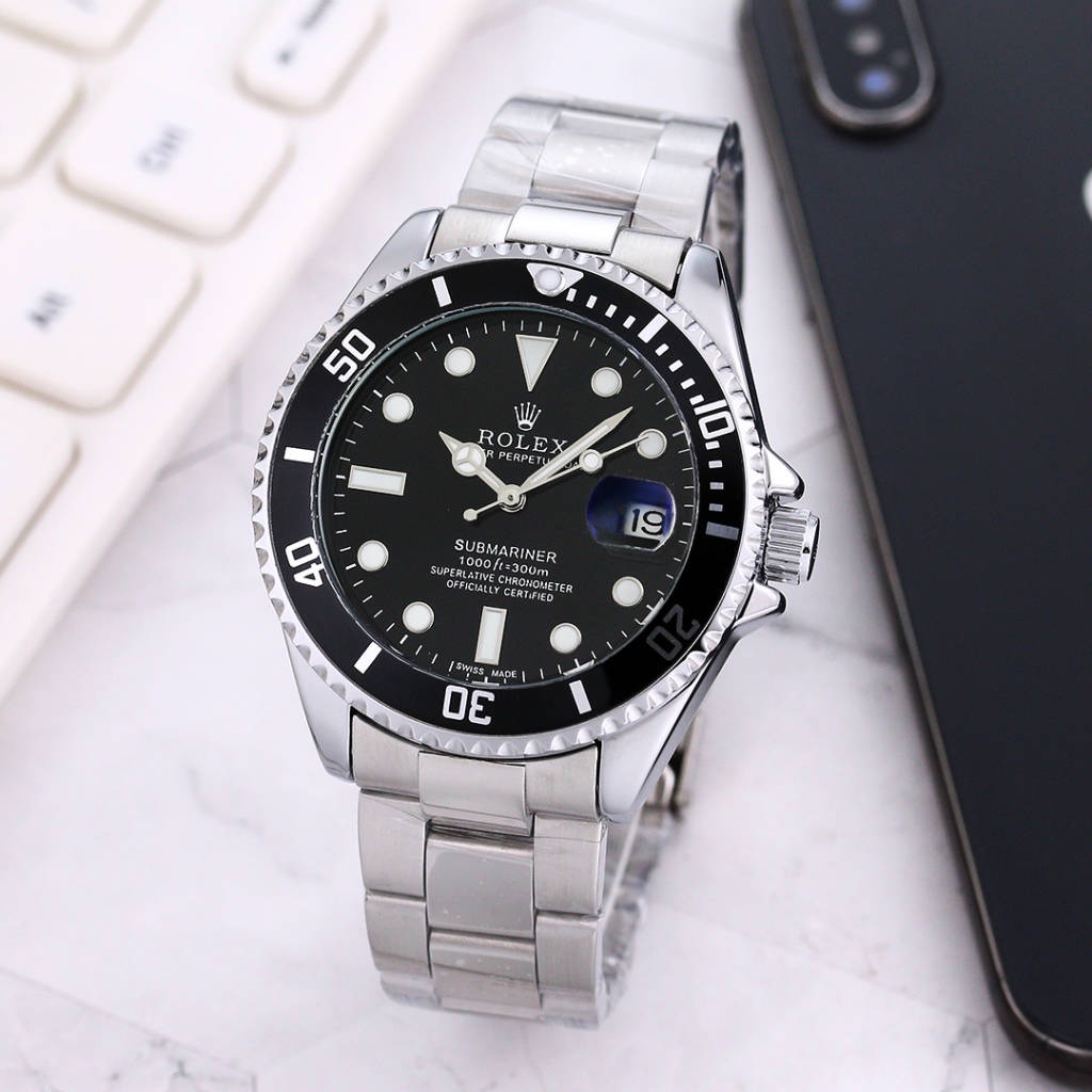 Đồng hồ Rolex nam dòng nước ma tự động chuyển động cơ học, chống thấm nước chính xác và chính xác