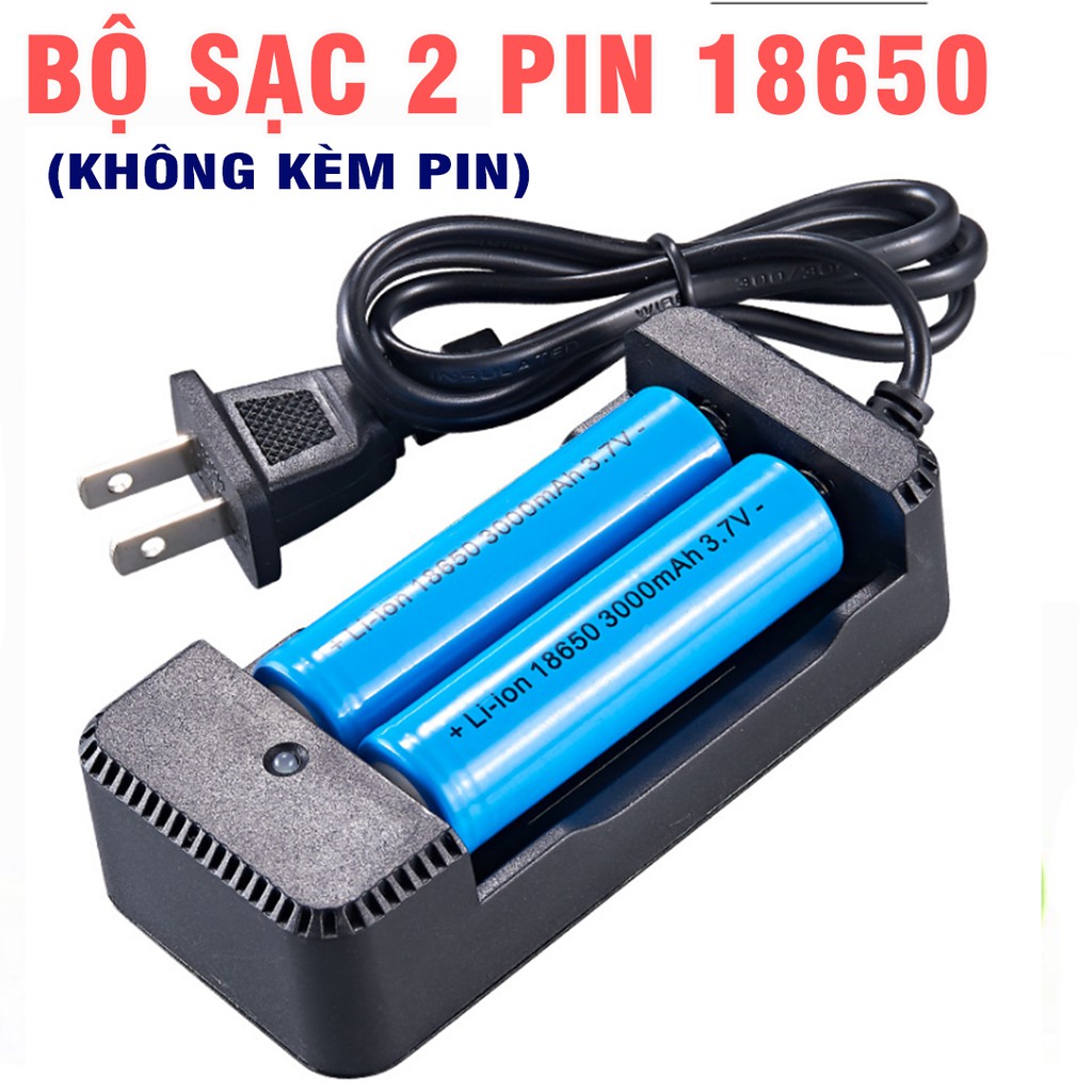 Bộ sạc pin 3.7v 18650 26650 22650 đa năng cao cấp có đèn báo khi sạc đầy sử dụng nguồn trực tiếp 220v