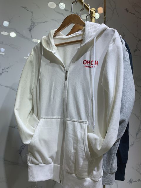 (FREESHIP) ❤ Áo Hoodie OHOH dây kéo. Áo khoác Hooide Nam Nữ Nỉ Ngoại (Đủ Size M,L,XL)