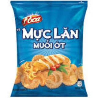 Snack Poca Mực lăn muối ớt bịch 10 gói