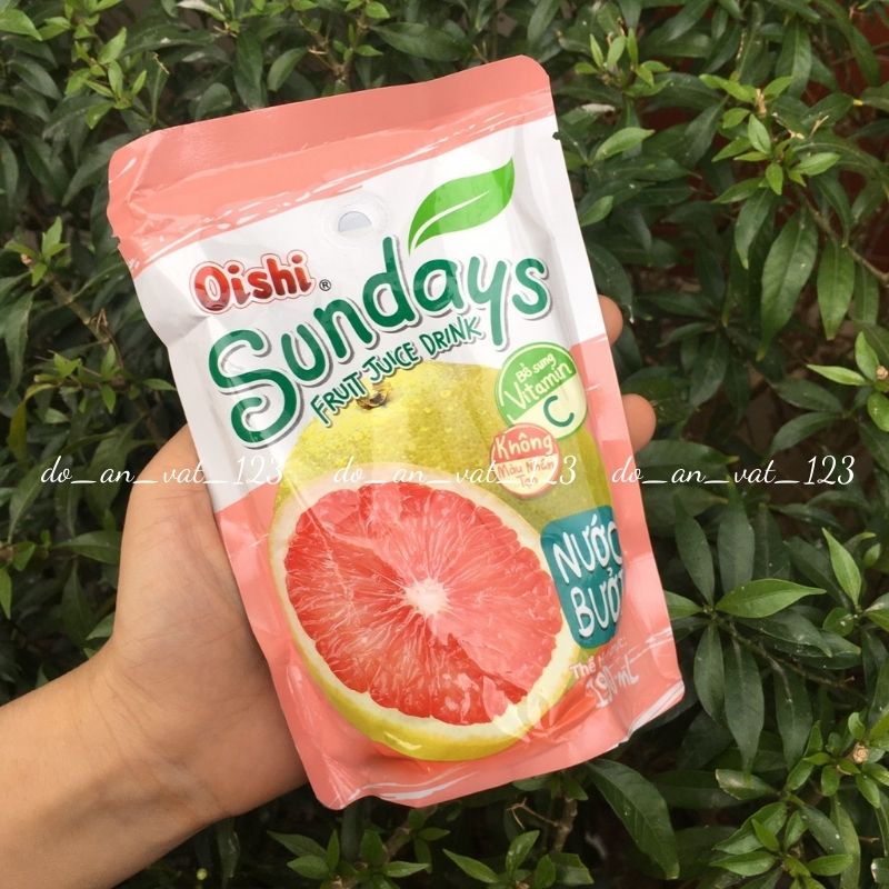 Nước Trái Cây Nguyên Chất Oishi Túi 190ml