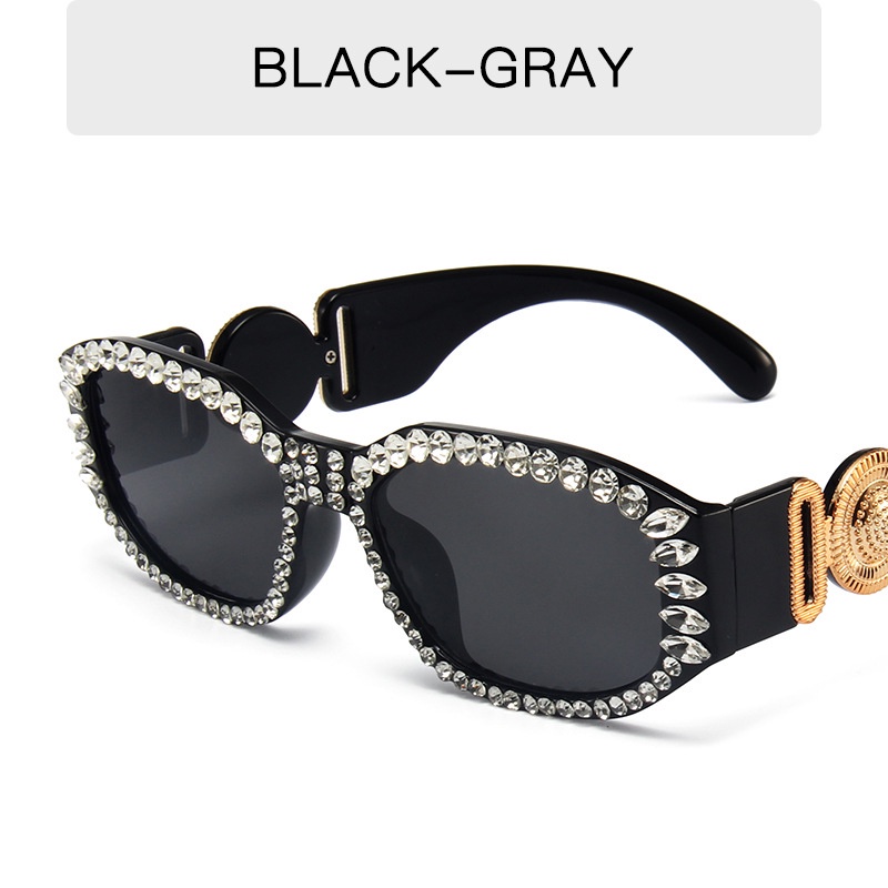 (KIQI-FASHION) COD Kính Mát Gọng Oval Nhỏ Chống Tia Uv400 Phong Cách Châu Âu Thời Trang Sang Trọng Cho Nữ