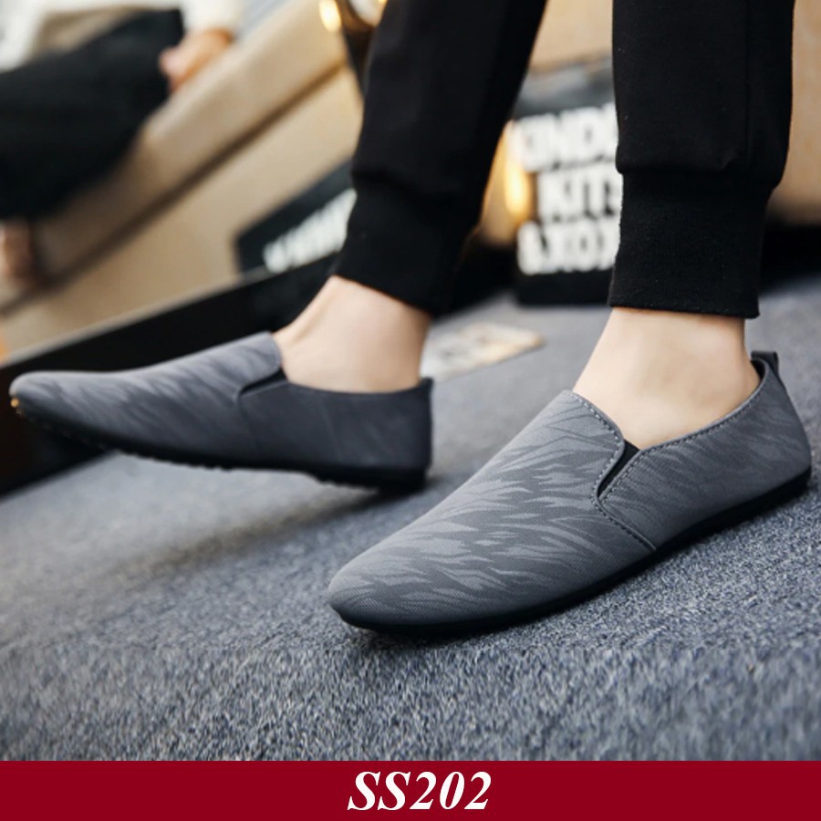 [ SIÊU RẺ ] Giày Lười Nam Hàn Quốc Giày lười vải phong cách [ Shop Yêu Thich ] | BigBuy360 - bigbuy360.vn