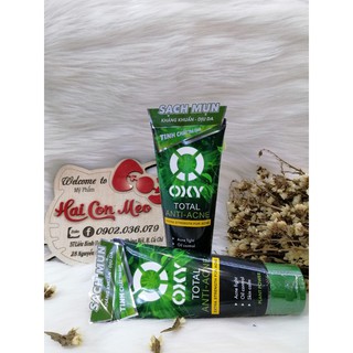 Sữa rửa mặt sạch khuẩn mụn kiểm soát nhờn Oxy Total Anti-Acne 100g