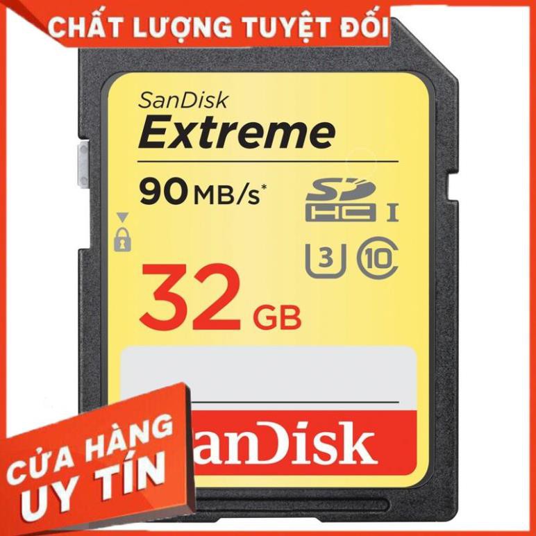 Thẻ Nhớ máy ảnh SDHC 32gb Class10 U3 Extreme 600x - 90MB/S Tốc độ cao | BigBuy360 - bigbuy360.vn