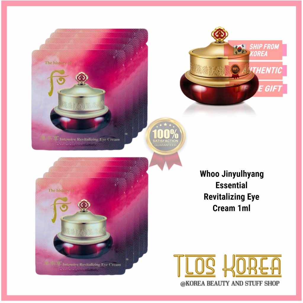 Kem dưỡng da Whoo đỏ giảm nhăn/nâng cơ/trong suốt da Whoo jinyulhyang intensive revitalizing cream 1ml