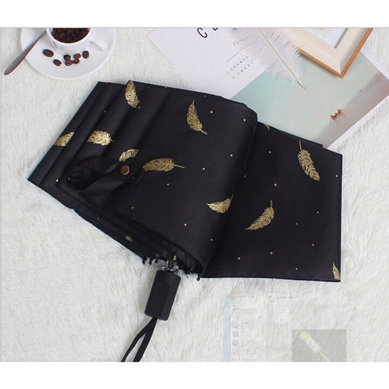 Ô Lông Vũ Gấp Gọn-Chống Tia UV-Bỏ Túi Tiện Dụng