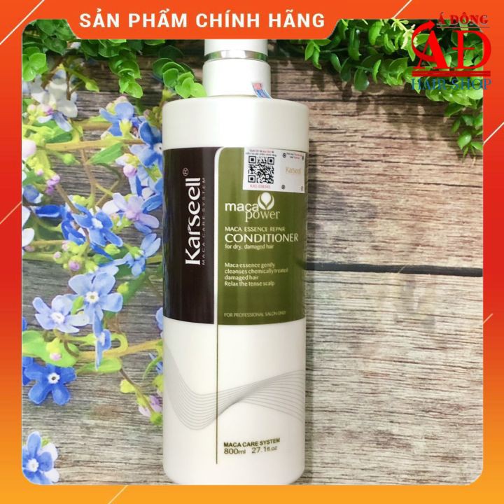 [Chính hãng] [Giá Sỉ] Dầu xả Collagen Karseell siêu mềm mượt phục hồi tóc hư tổn 800ml