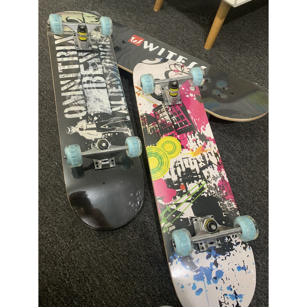 Ván trượt thể thao skateboard gỗ phong ép cao cấp 7 lớp mặt nhám