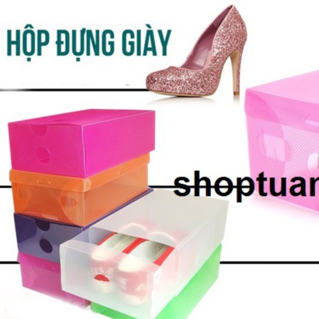 Combo 10 hộp đựng giày trong suốt thuthuyshop169