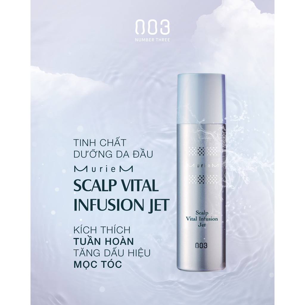 XỊT DƯỠNG NGĂN RỤNG, MỌC TÓC MURIEM 003 SCALP VITAL INFUSION JET 160G