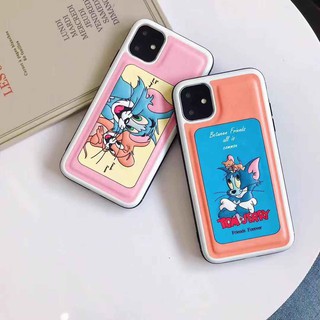 Ốp lưng iphone 11 11 pro 11 pro max Cat và Mouse Soft TPU