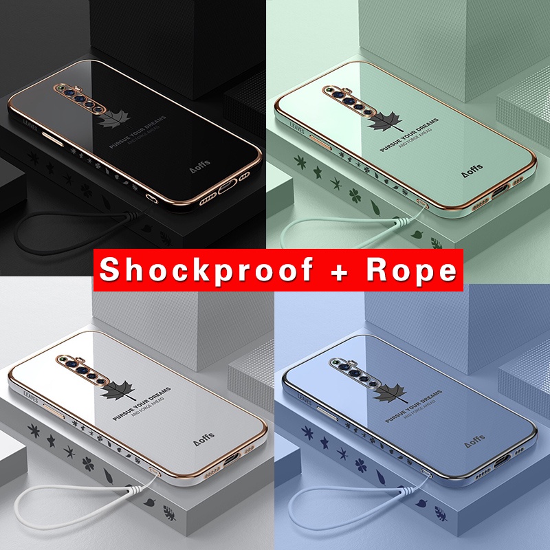 Ốp silicone chống sốc bảo vệ cho Oppo reno2 f reno 2f reno 2 reno 3 reno 4 reno 5 reno 2 f reno 6 5g reno 6 z reno 6z 5G