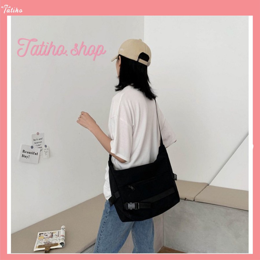 [HÀNG XỊN, GIÁ TỐT] Túi Vải Bao Tử Đeo Chéo Nam Nữ Form To Bền Chắc Chắn - TUI13