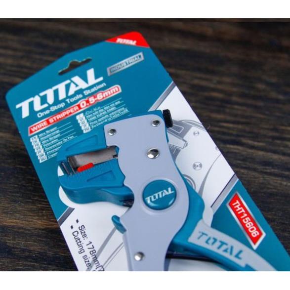 Kìm bấm kềm kiềm tuốt dây điện mỏ quạ 7inch Total Ingco THT15606 HWSP15608