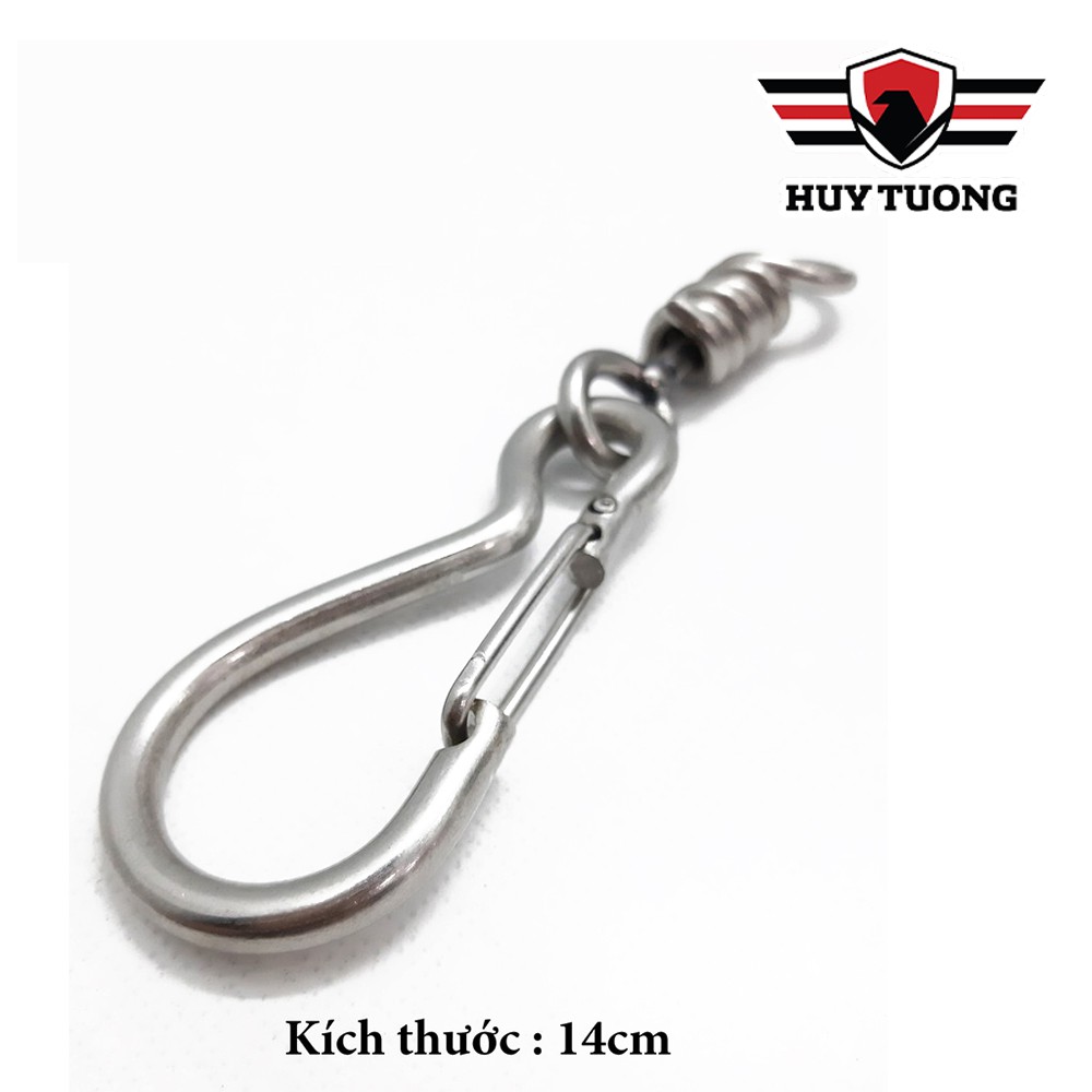 Móc khóa , móc cài treo chìa khóa 4 size Inox 304 Cao Cấp - Huy Tưởng