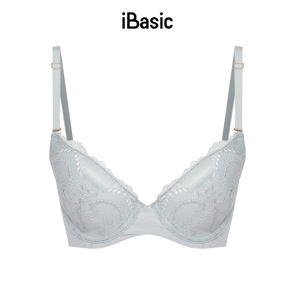 Áo ngực có gọng mút mỏng ren Tshirt iBasic BRAW125