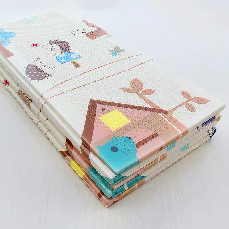 THẢM XỐP CHO BÉ XPE GẤP GỌN 2 MẶT CAO CẤP CHỐNG TRƯỢT 1M8 X 2M ( dùng siêu thíchh))