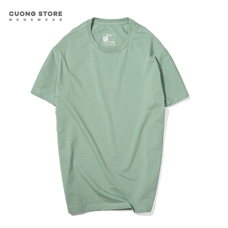 Áo thun nam cổ tròn vải cotton co giãn , dày dặn, dáng suông thoải mãi