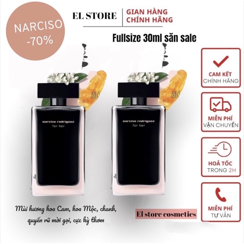 [BILL US - EL STORE] Nước hoa Narciso for her 30ml cực thơm SĂN SALE
